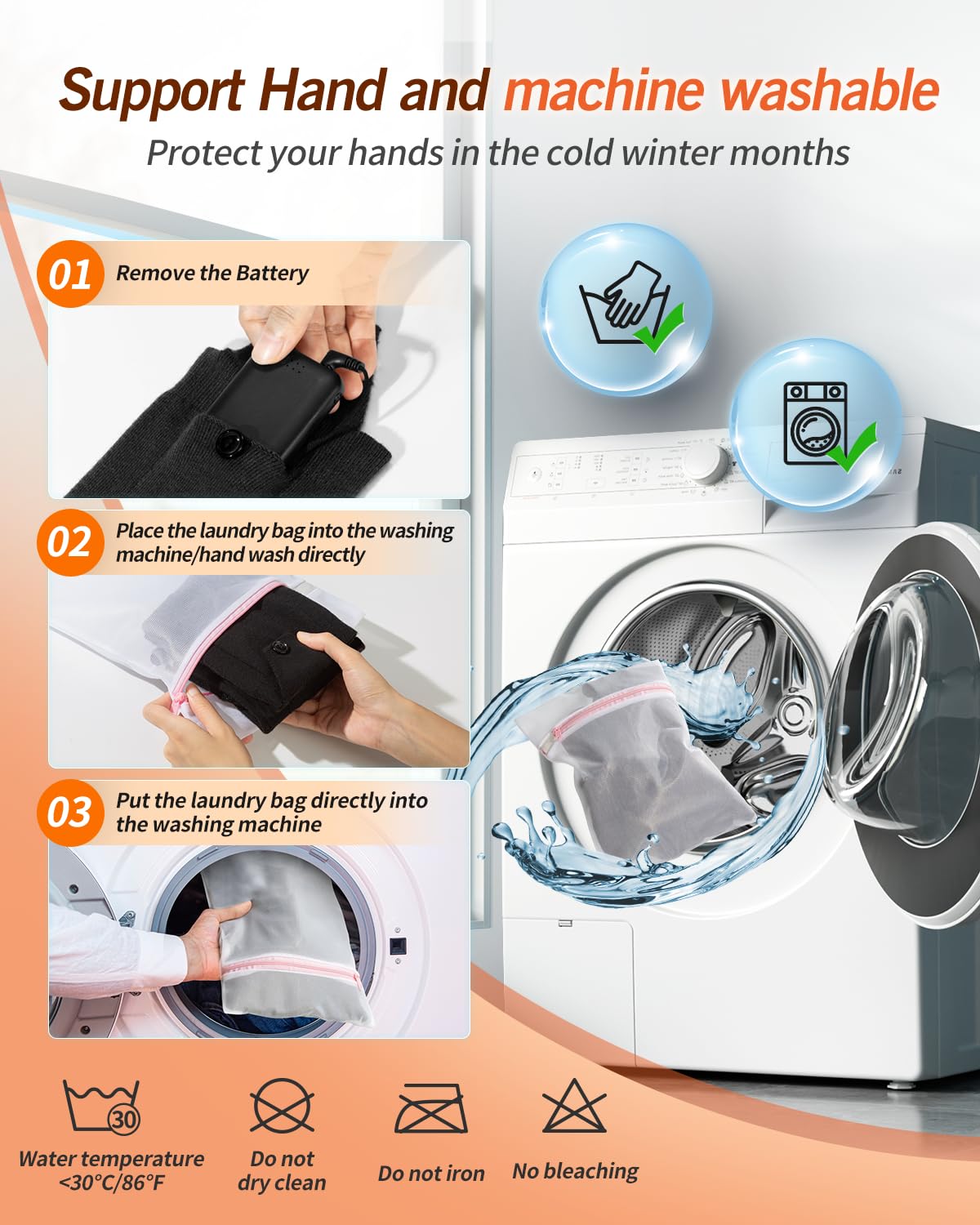 Bopoid 2026 Upgraded Heated Socks, 5000mAh*2 Battery Rechargeable Heated Socks for Men Women, 3 Heating Levels with 360°Heating Electric Socks, Valentine’s Day Gift for Ski Hunting Hiking