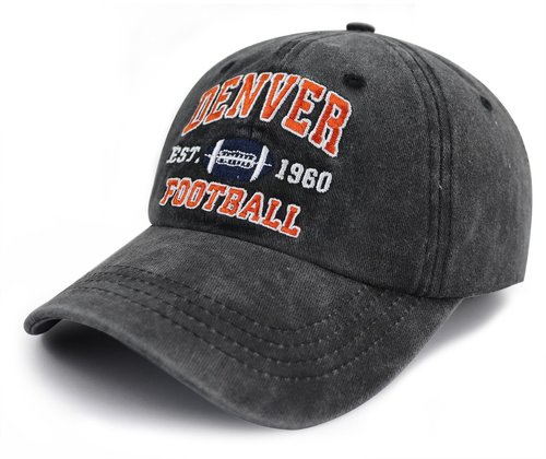 Football Hats for Men Women, Adjustable Embroidered Baseball Cap, Christmas Birthday Gifts for Dad Mom Papa Mama Husband Wife-22