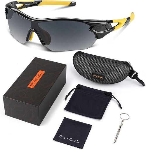 BEACOOL Polarized Sports Sunglasses - Versatile TAC Glasses for Men, Women & Youth | Ideal for Baseball, Cycling, Running & More