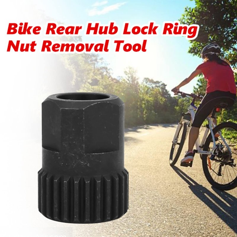 GBSCLOVER Bike Ring Nut Tool, Chromiumvanadium Steel Rear Hub Lock Nut Tool, 1.4x1in Rear Hub Lock Ring Nuts Removal Repairing Tools Replacement for DT 240S, 240, 340, 350, 440, 540