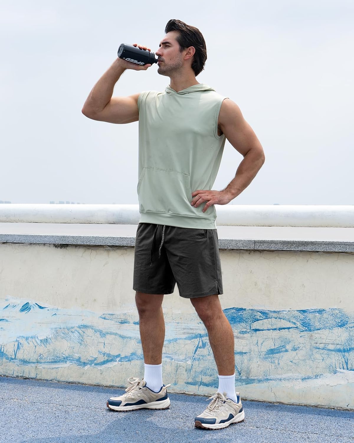 Skiennix Men's Athletic Workout Shorts - Quick Dry 7-Inch Gym Shorts with Pockets | Ideal for Sports & Running