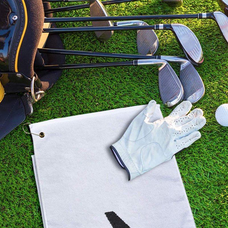Style In Print Golf Towel Airplane Mode Cotton Bag Accessories White