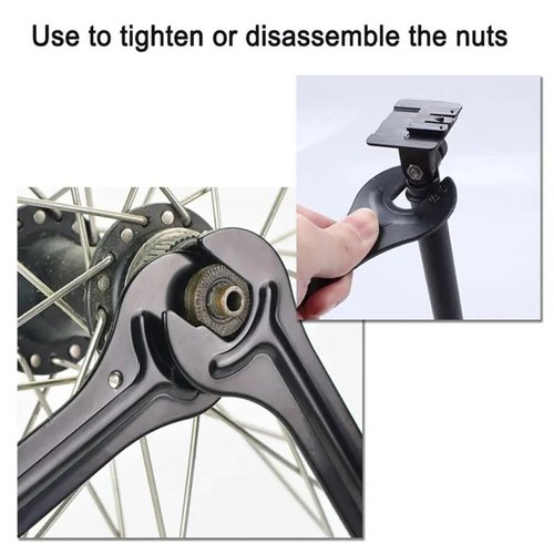 Chrisphil Bike Cone Wrench Set Tool for Bicycle Wheel Hub Axle Nut Install Remover Cycling Spanner Hub Repair Removal Tool 3PCS (17, 18, 19mm)