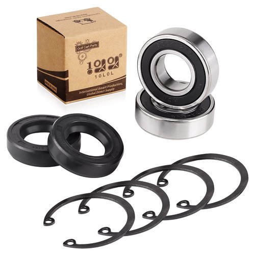10L0L Golf Cart Rear Axle Bearing & Seal Kits for EZGO Marathon, Medalist & TXT/RXV 1978-Up Electric Golf Cart, Bearing Shaft Kit Replace OEM#611931, 620343, 70181-G01,15112G1, 230-889, 82705-78