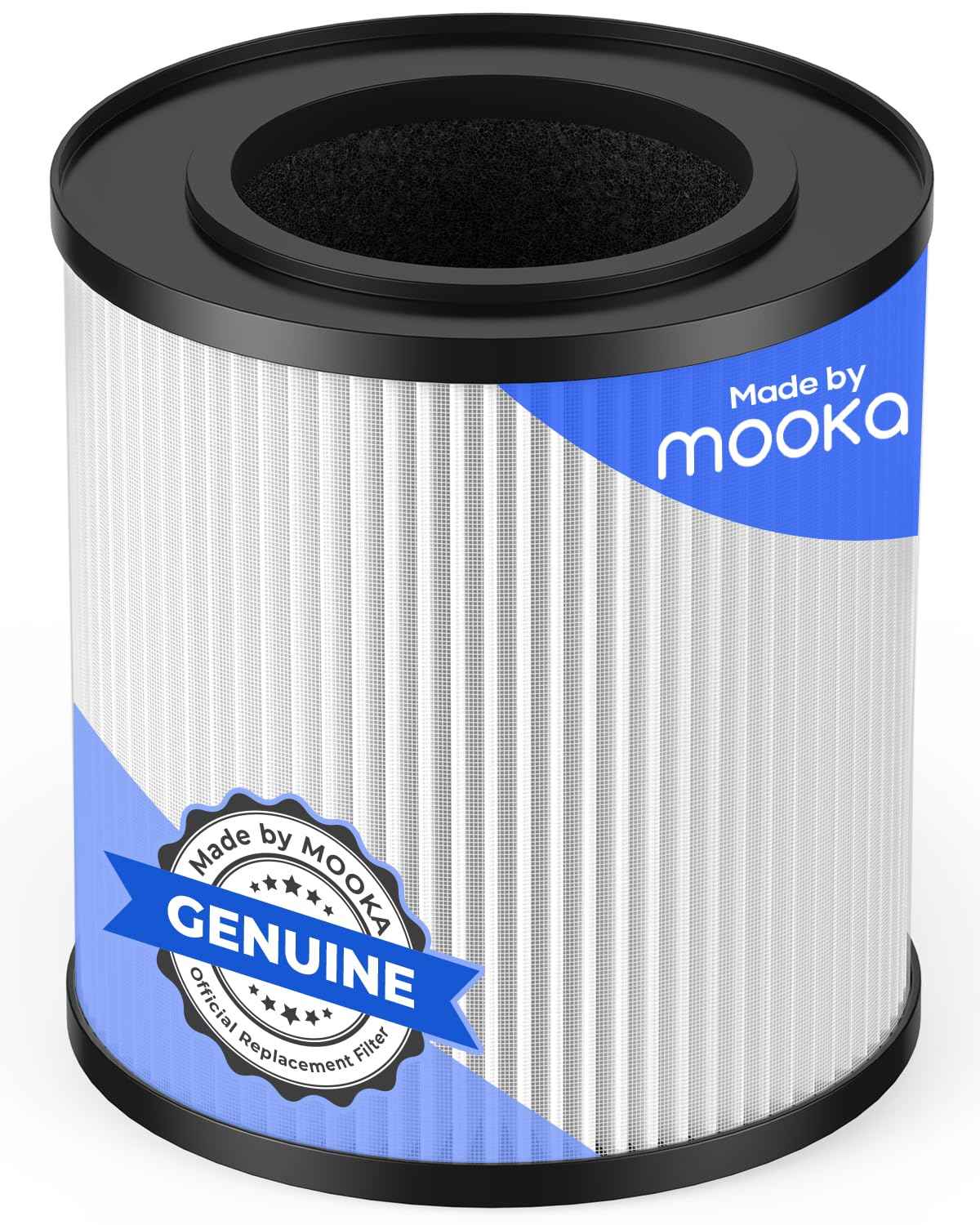 MOOKA Genuine KJ067L Air Filter Replacement, KJ067L Air Purifier Filters, 3-in-1 High-Efficiency Activated Carbon for Wildfire, Pet Dander, Smoke, Odor, Dust, 1 Pack