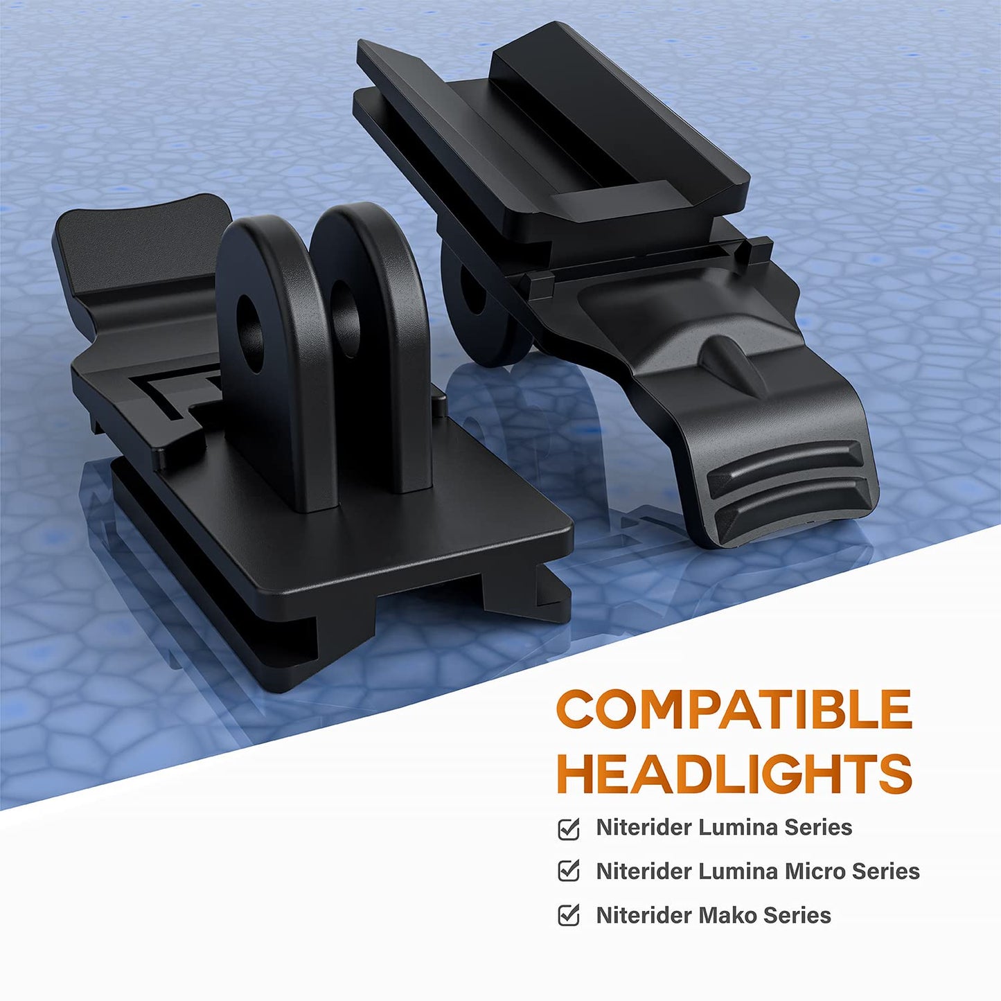 TUSITA Mount Adapter Compatible with Niterider Lumina,Lumina Micro, Mako Series Bike Headlight