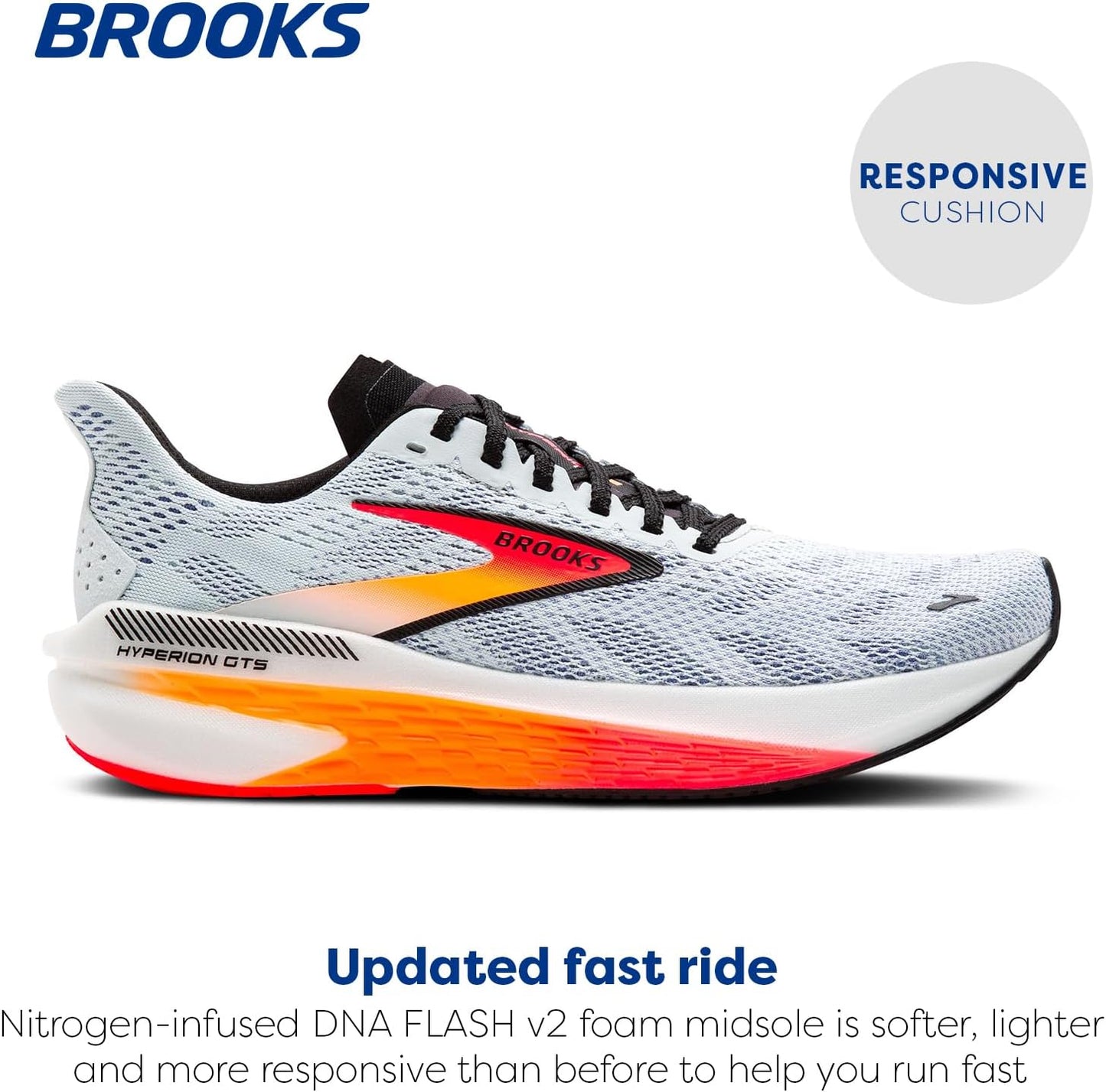 Brooks Hyperion GTS 2 - Supportive Women's Running Shoe for Enhanced Comfort & Performance