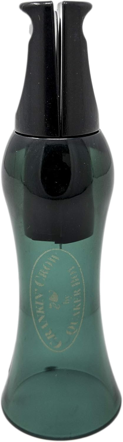 Quaker Boy Crankin' Crow Call - Realistic Sound | Green Color for Effective Calling