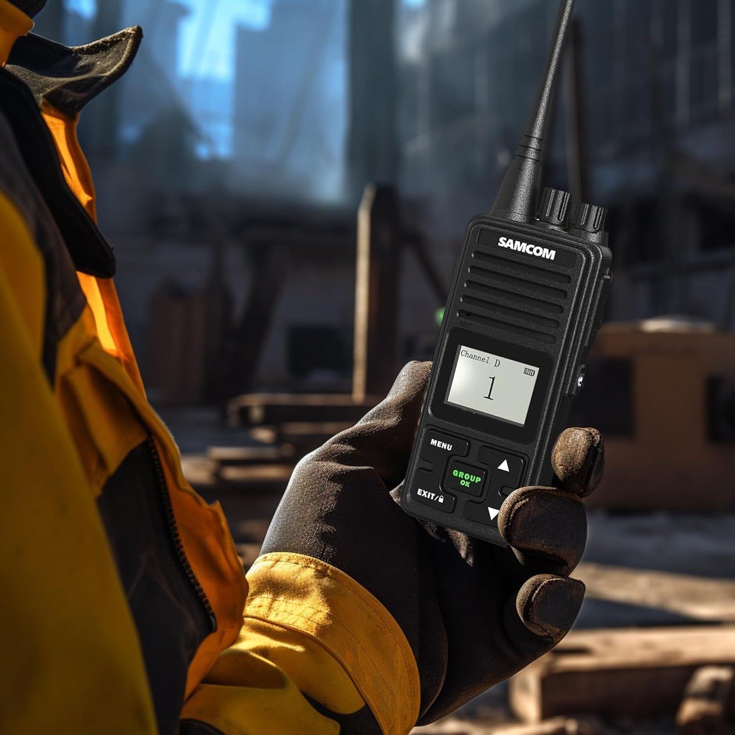 SAMCOM FPCN10A Two-Way Radios - 3000mAh High Power Walkie Talkies for Adults | 6 Pack for Commercial Use