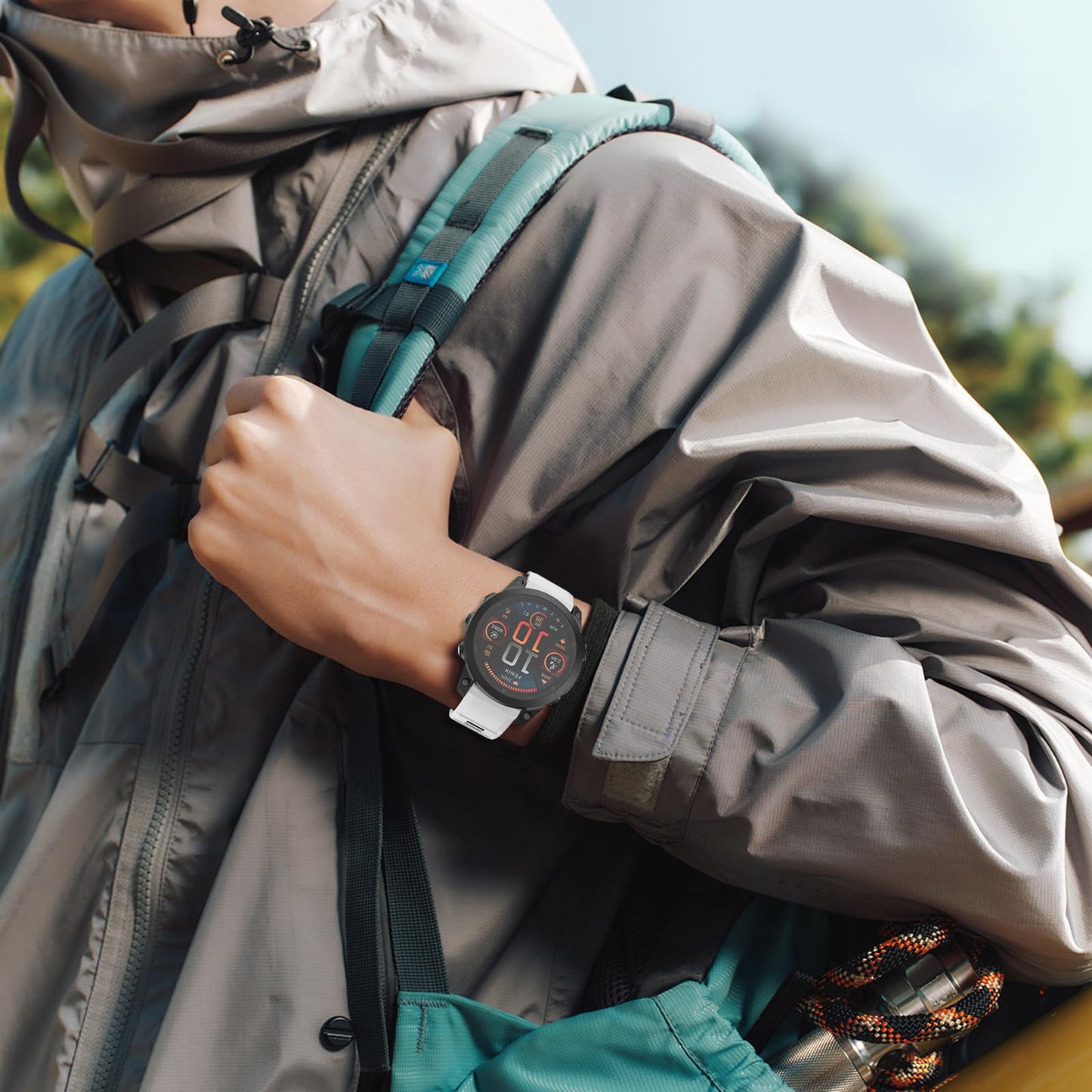 U-LIMVE Fenix 8/7/6/5/Epix Pro 47mm/Fenix E 22mm Silicone QuickFit Band for Garmin Forerunner 965/955/945/935/745