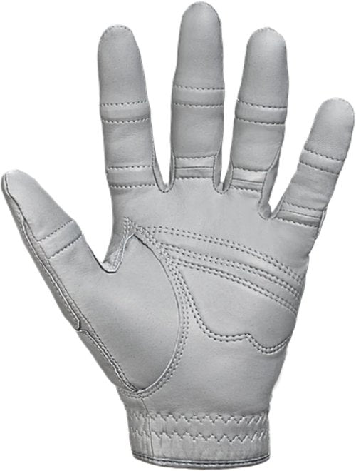 Bionic Men's StableGrip 2.0 Golf Glove - Premium Cabretta Leather in Grey for Superior Grip