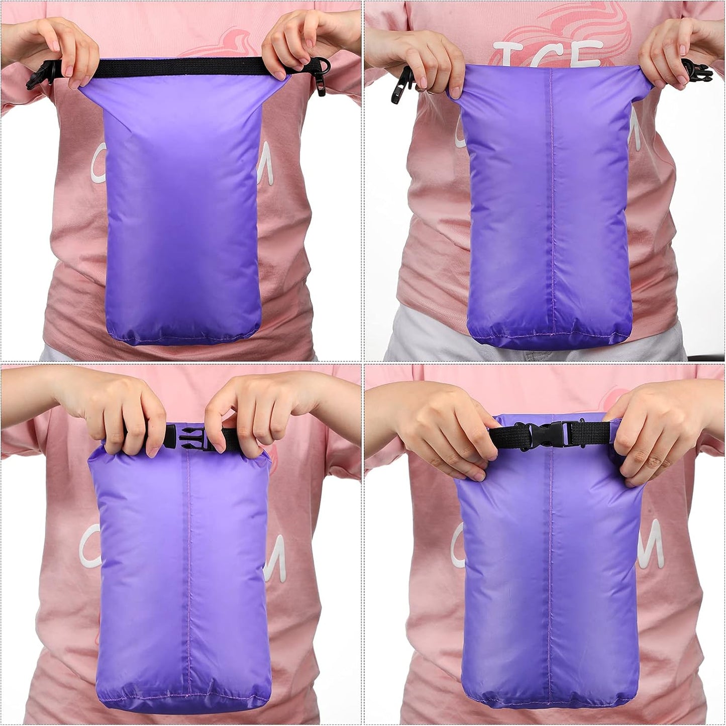Shappy Waterproof Dry Bag Set - 6 Pcs Ultralight Stuff Sacks for Camping, Kayaking & Hiking | 20/15/10/8/5/3L
