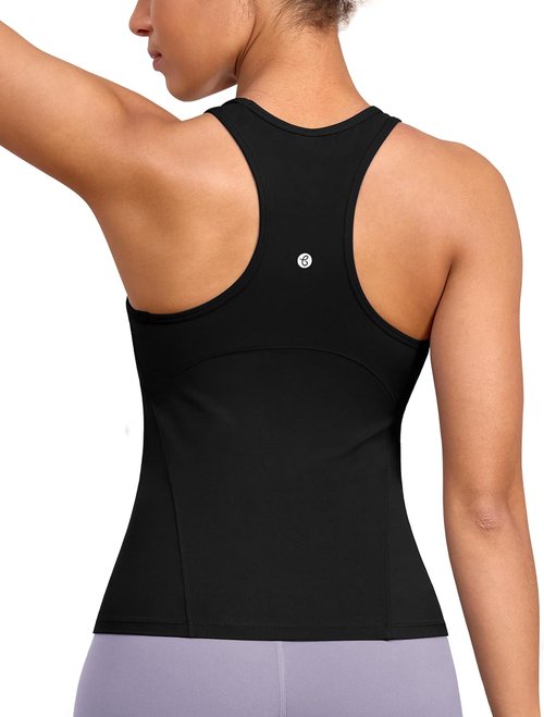 BAYDI Clouduxi Racerback Tank Tops - Women's Sleeveless Yoga & Gym Shirts | Athletic Comfort