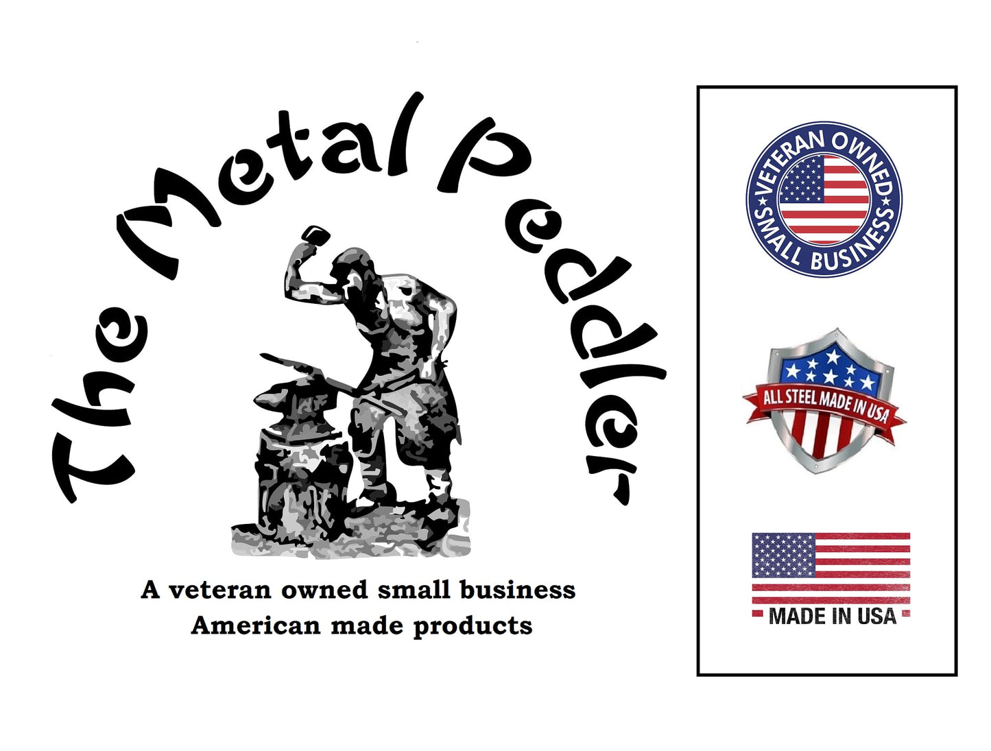The Metal Peddler Plain Black Sports Medal Display & Key Hanger 14.5 inches