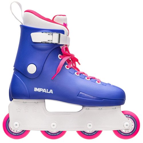 Impala Rollerskates Lightspeed Inline Skate Blue/Pink 5 M