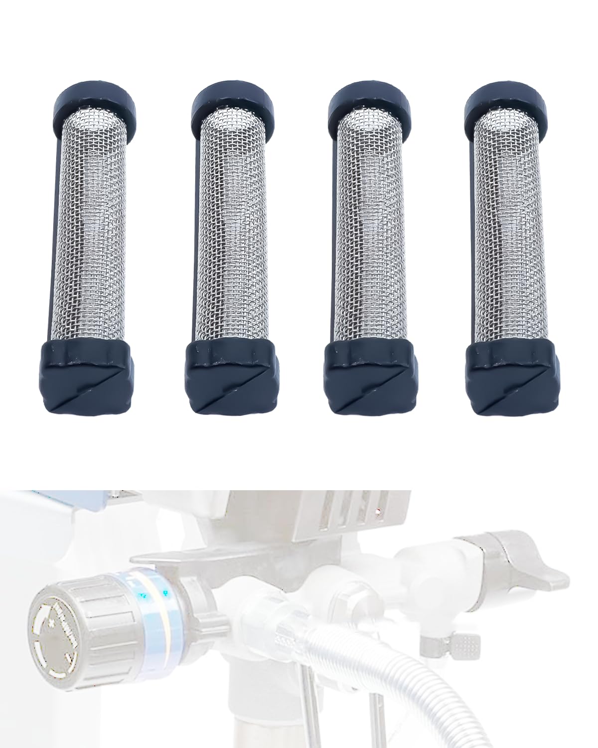 LUCKXUANYUAN 4-Pack 288747 40-Mesh Manifold Filters, Paint Sprayer Replacement Parts Compatible with Graco Magnum X5, X7, XR5, XR7, XR9, ProX7, ProX9, ProX17, ProX19, ProX21