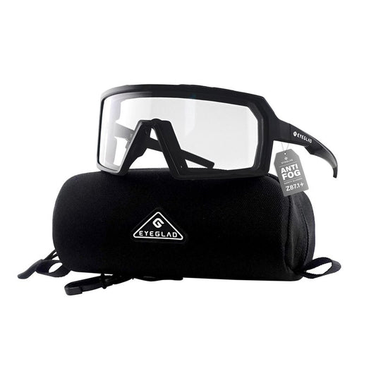 EYEGLAD Speedone Z87+ Safety Glasses, Safety Sport Sunglasses Photochromic Lenses UV400 Anti Fog Impact Resistant Men Women Powersports Motorcycle Riding Sports warp (KRYO)