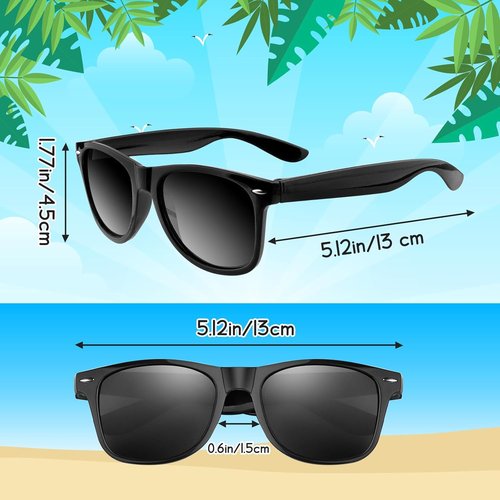 ASTARON Novelty Sunglasses for Kids - 8 Pack Summer Beach Party Favors | Fun Goody Bag Fillers
