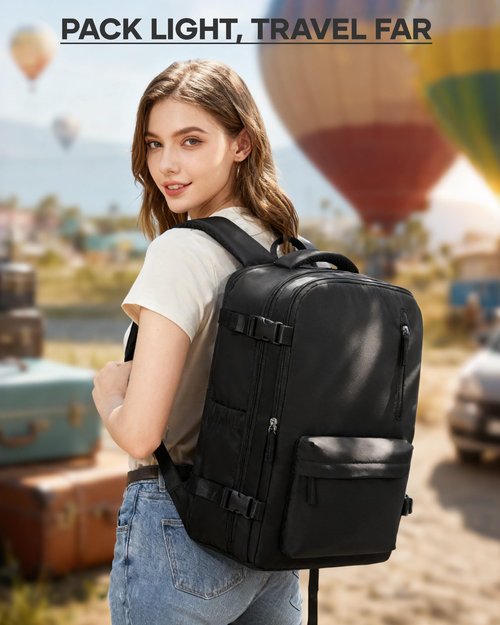 wepadre Vacuum Backpack Travel with Pump Airbag Travel Backpack with Vacuum System Compression Backpacks Vacpack Backpacks Mochila de Viaje Compresion al Vacio