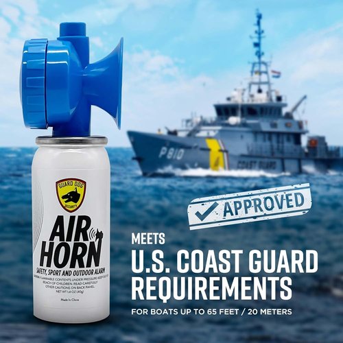 Guard Dog Security Air Horn - Loud Handheld Mini Horn for Safety | 1-Mile Sound Blast, 1.4 oz