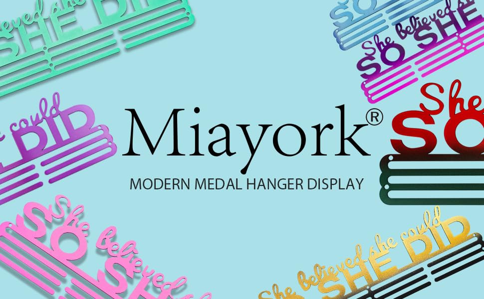 Medal Hanger | Easy to Install Wall-Mounted Medal Holder for Race Runners