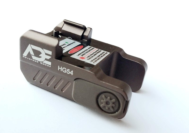 Ade Advanced Optics HG54G Full Metal Strobe Class IIIA Laser Sight for Pistol Handgun (FDE)