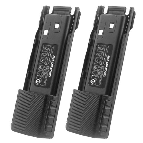 BAOFENG UV-82 Battery,Upgrade 3800mAh High Capacity Extended BL-8 Battery with Type-C Charger for BAOFENG UV-82 UV-82L UV-82C UV-89 GMRS Series Two-Way Radio (2Pack)
