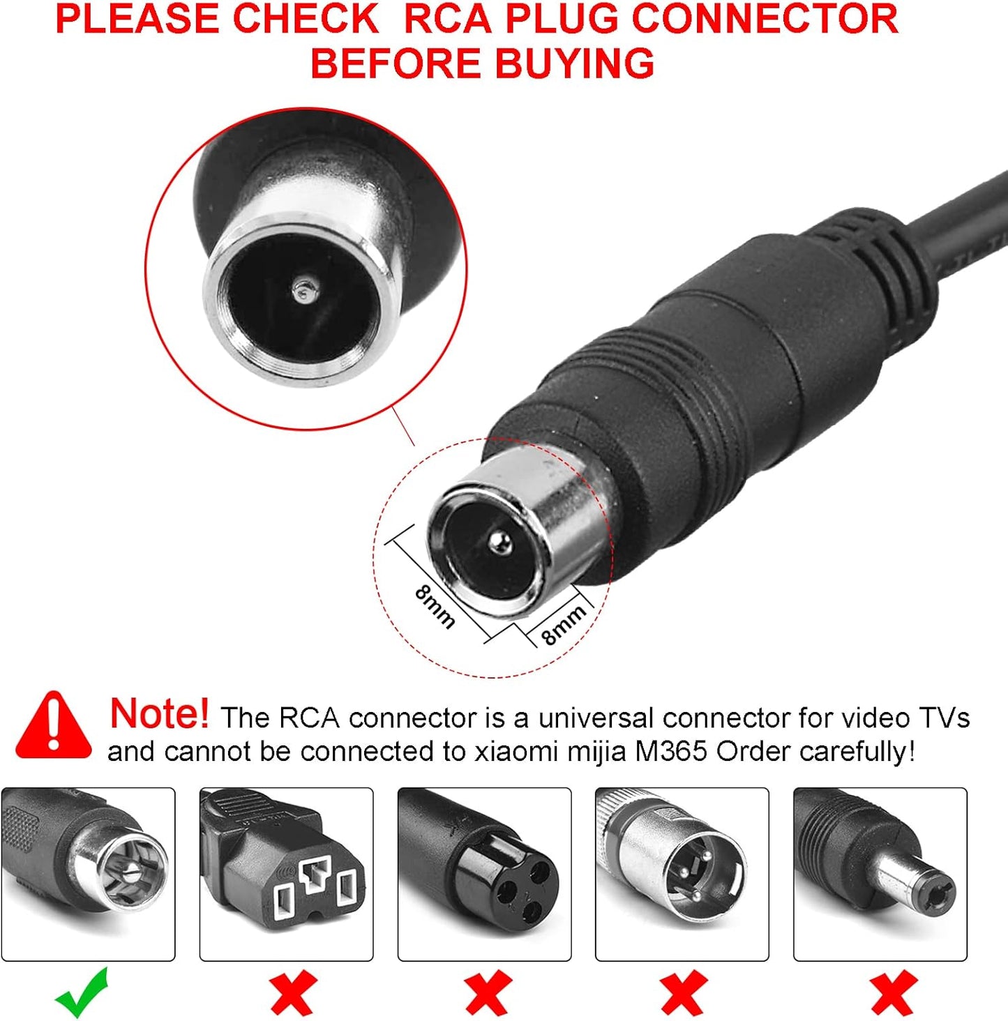 YADEA 42V 2A Adapter Charger - Compatible with KS5, KS5 Pro, KS1 & KS3 Scooters | 36V Li-ion Battery