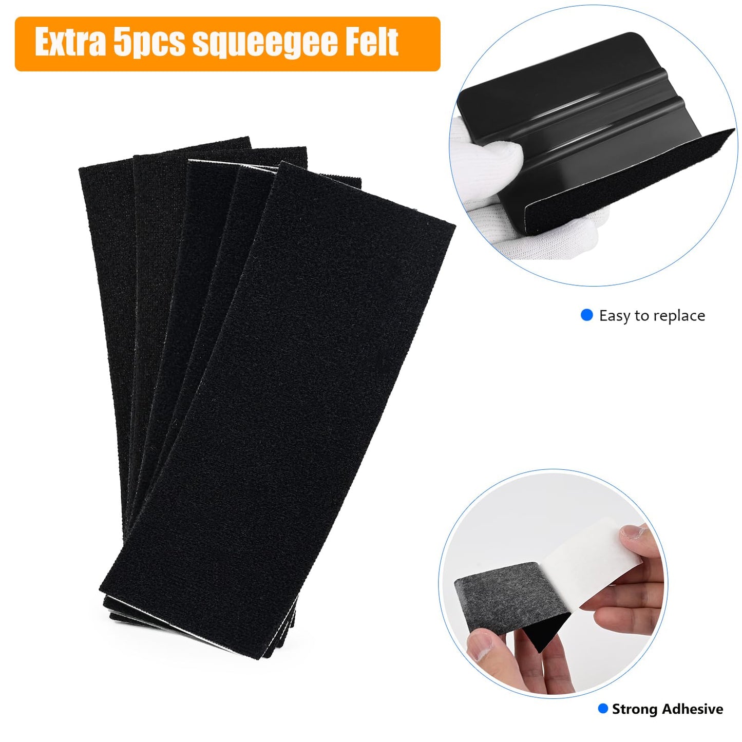 EHDIS Wallpaper Smoothing Tool Kit with Sponge Seam Roller, Vinyl Squeegee,Cutting Tool for Peel and Stick on Contact Paper,Window Tint Film,Decal,Graphics Installation