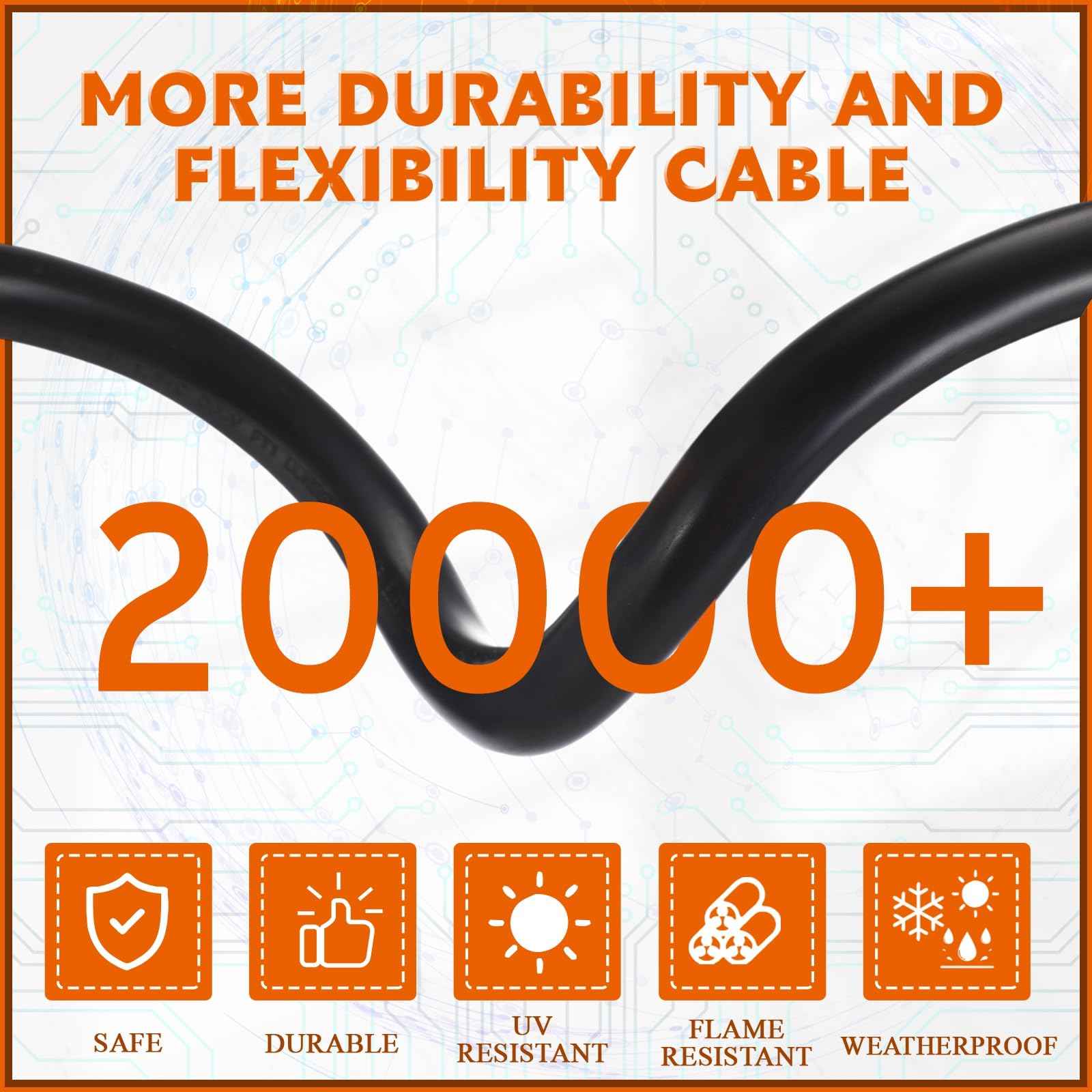 Tellegloww 14-30P to 6-20/15R or 5-20/15R EV Dryer Adapter Cord Compatible with NEMA 30 Amp 4 Prong 240V to 20/15 Amp 3 Prong 240V 6-20/15R or 5-20/15R T Blade for EV Charger HVAC 12 AWG 1FT