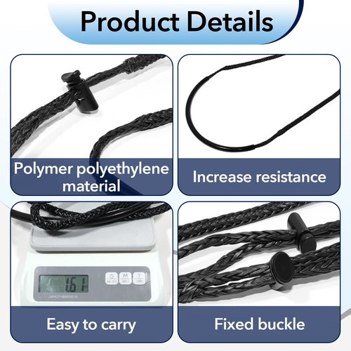 4 PCS Climbing Stick Aider for Hunting - UHMWPE Single Step Aider, Single Step Climbing Stick Aider, Single Step Aider for Loads Up to 800 LB, Hand-Braided Lightweight Rope Ladder Tree Stand Step