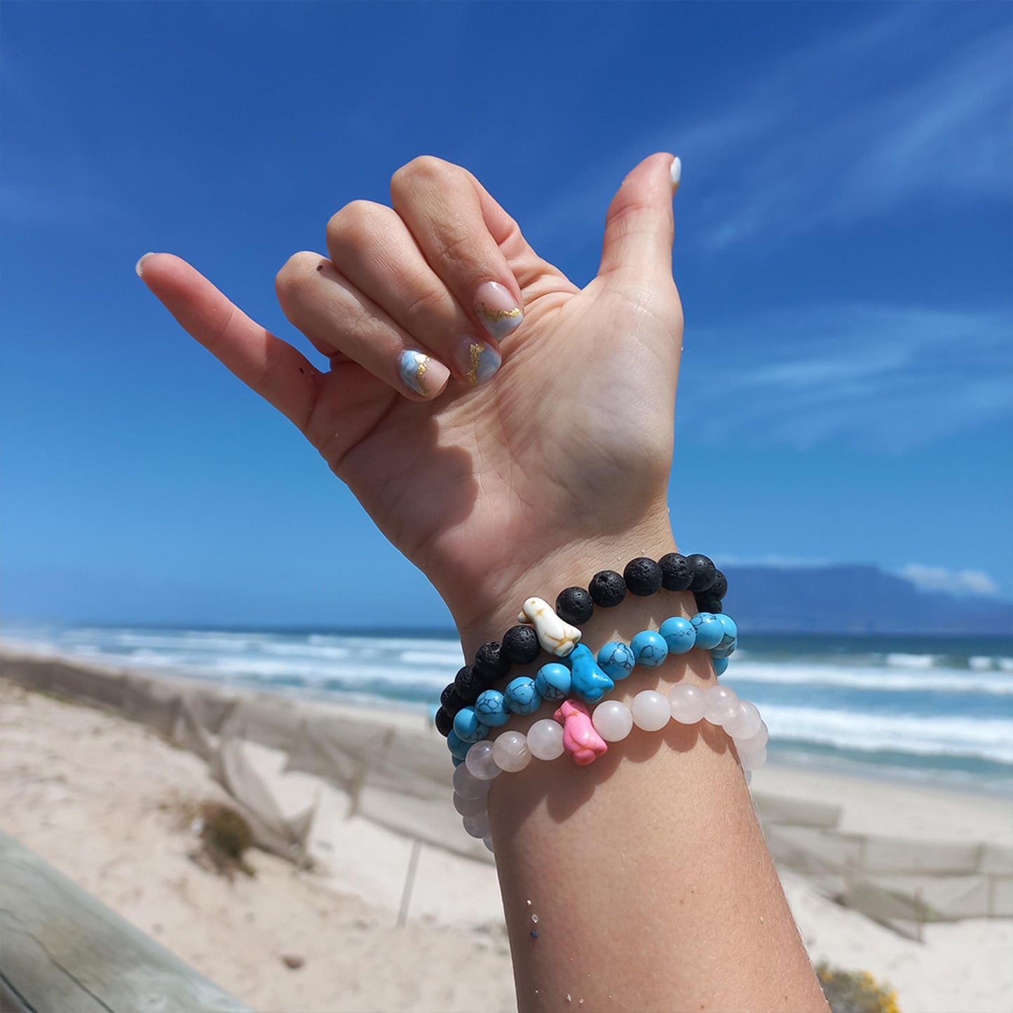 Fahlo Penguin Tracking Bracelet – Track a Real Penguin’s Journey – Supports Wildlife Conservation – Elastic, One Size Fits Most – on Interactive Mobile App Map – Unisex Conservation Gift (Seafoam)