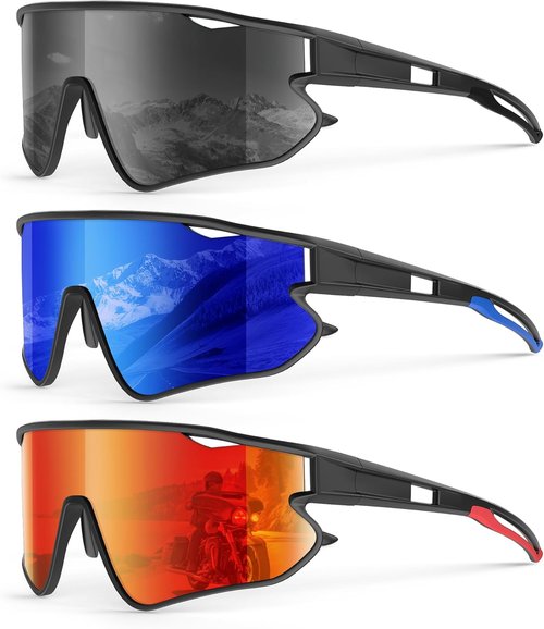 KALIYADI Polarized Sunglasses - UV400 Protection for Men | Ideal for Cycling and Running