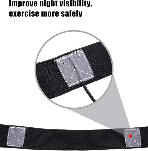 JOVITEC Race Number Belt - 2 Pack with 6 Gel Loops for Running, Cycling & Triathlon