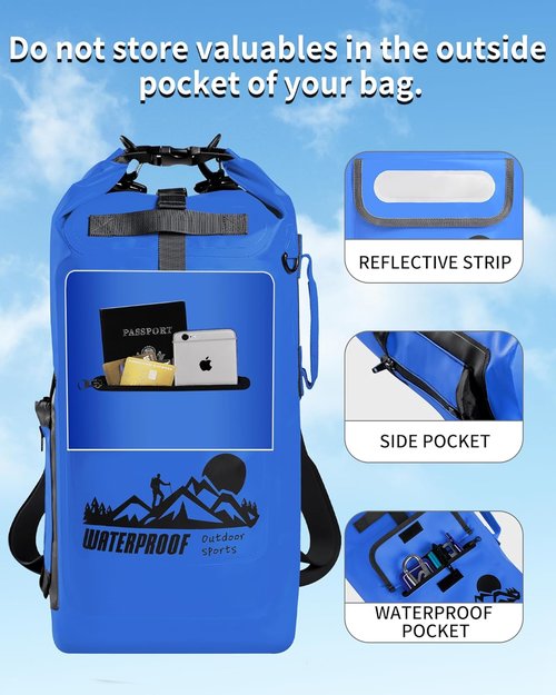 IDRYBAG Dry Bag Backpack - Waterproof, Lightweight Design | Perfect for Outdoor Adventures