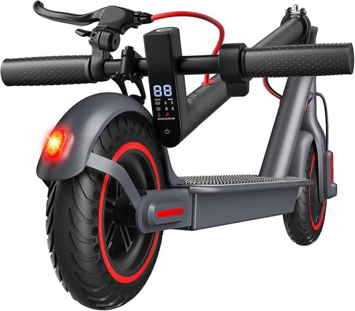 **Skiennix Electric Scooter - 500W Power, 18MPH, 12-18 Miles Range, Foldable Design, Dual Braking**