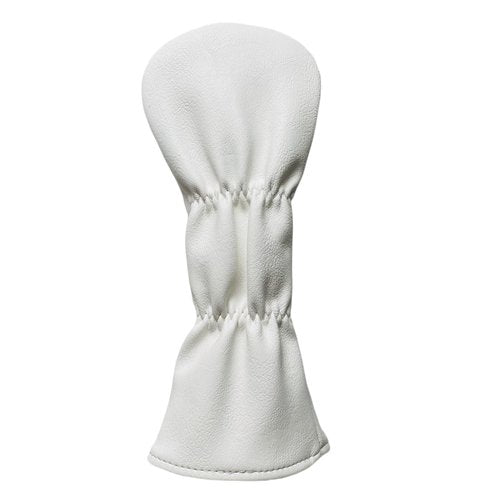 1pc Golf Club Head Cover Or 3pcs Golf Club Covers for Driver 3 Wood and Hybrids - White Golf Driver Headcover Fairway Wood Head Cover Hybrid Headcover Designed for All Brand (1pc Driver Cover)