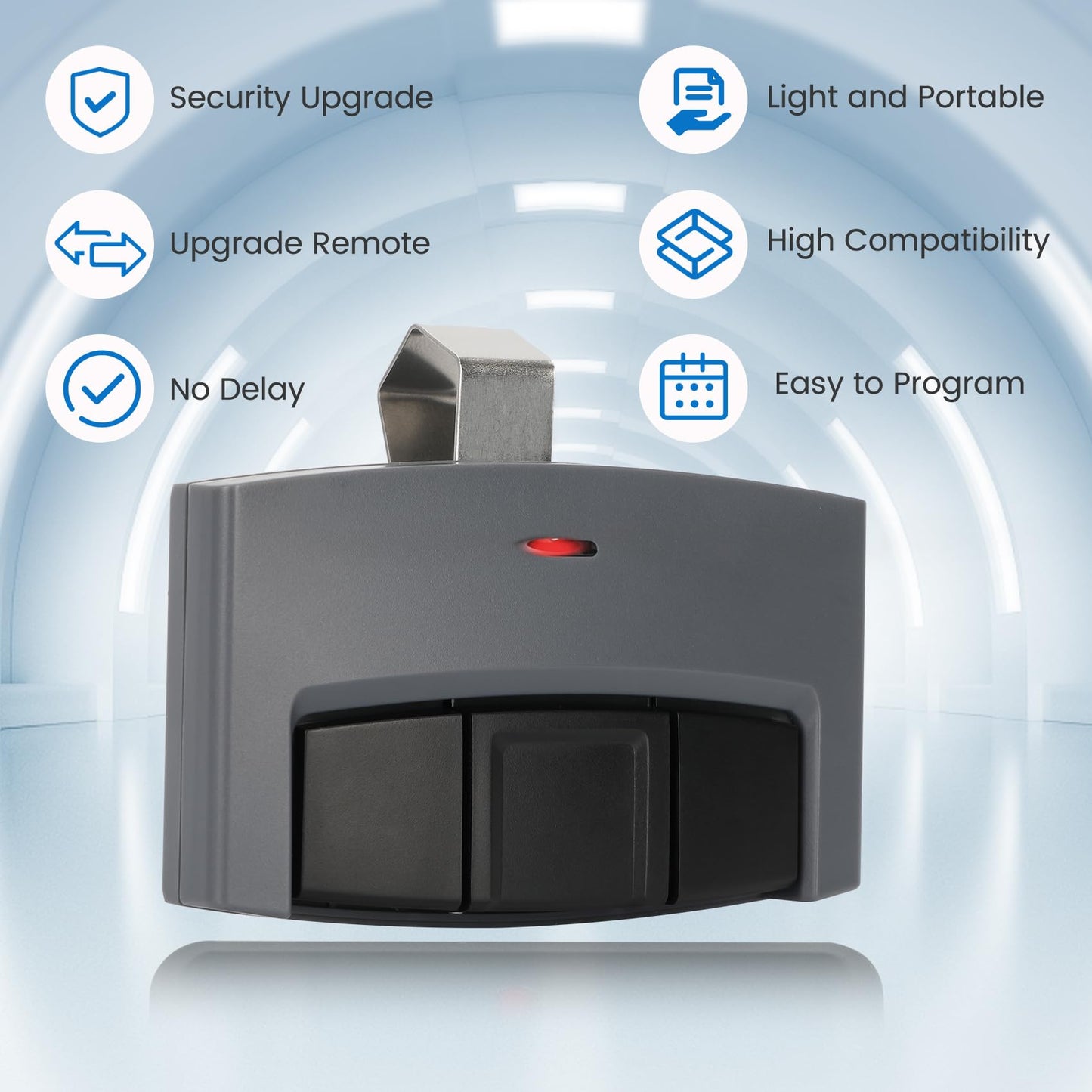 2 for Sears Craftsman Garage Door Remote Universal, 139.53753 139.53680 139.53879 139.53753 139.18191 139.30498 HBW2028 139.53681 HBW1255 81LM 891LM 893MAX 373LM CMXZDCG453