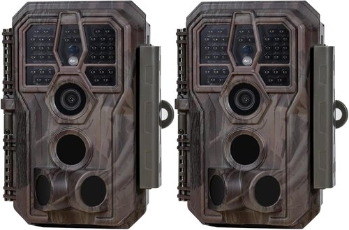 GardePro E5S Trail Camera - 64MP Photos & 1296P HD Video | 0.1s Trigger, 100ft Night Vision