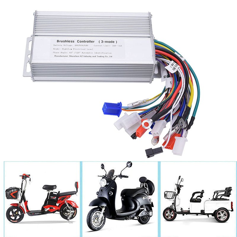 JTLB 48V 60V 64V 1000W-1500W Electric Brushless Speed Motor Controller for Electric Scooter