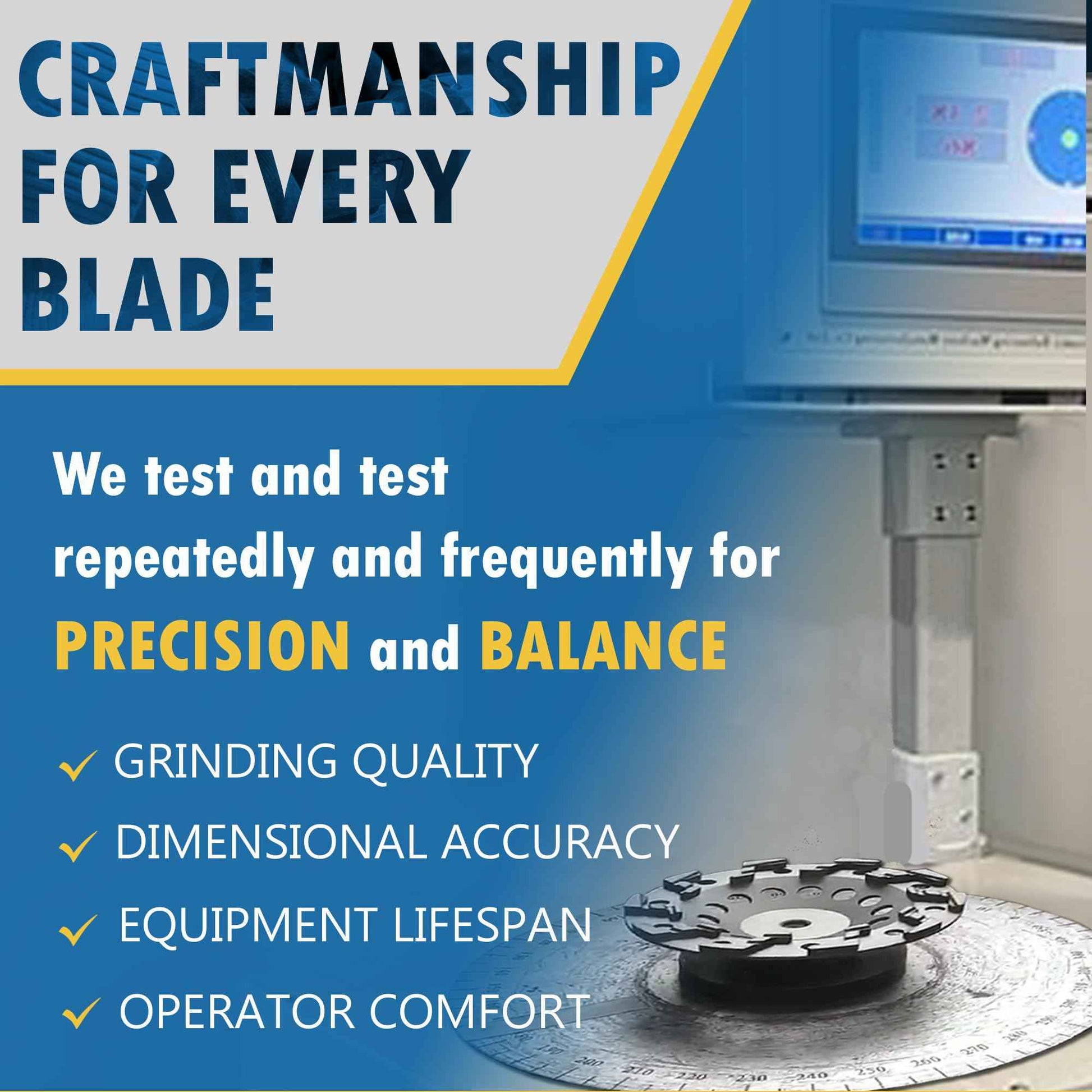 5" PCD Grinding Wheel for Epoxy, Glue, Mastic and Paint, 5 Crushed Chip PCD Segments, 5/8"-11 Threaded Arbor