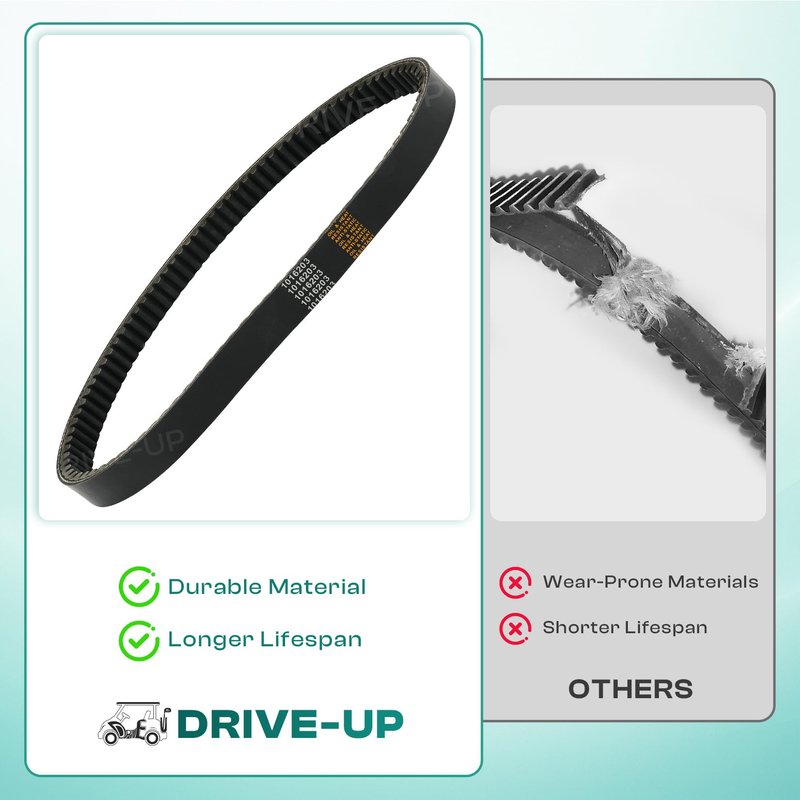 DRIVE UP Club Car Drive Belt for 1993-Up DS and 2004-2014 Precedent Gas Golf Cart OEM 1016203