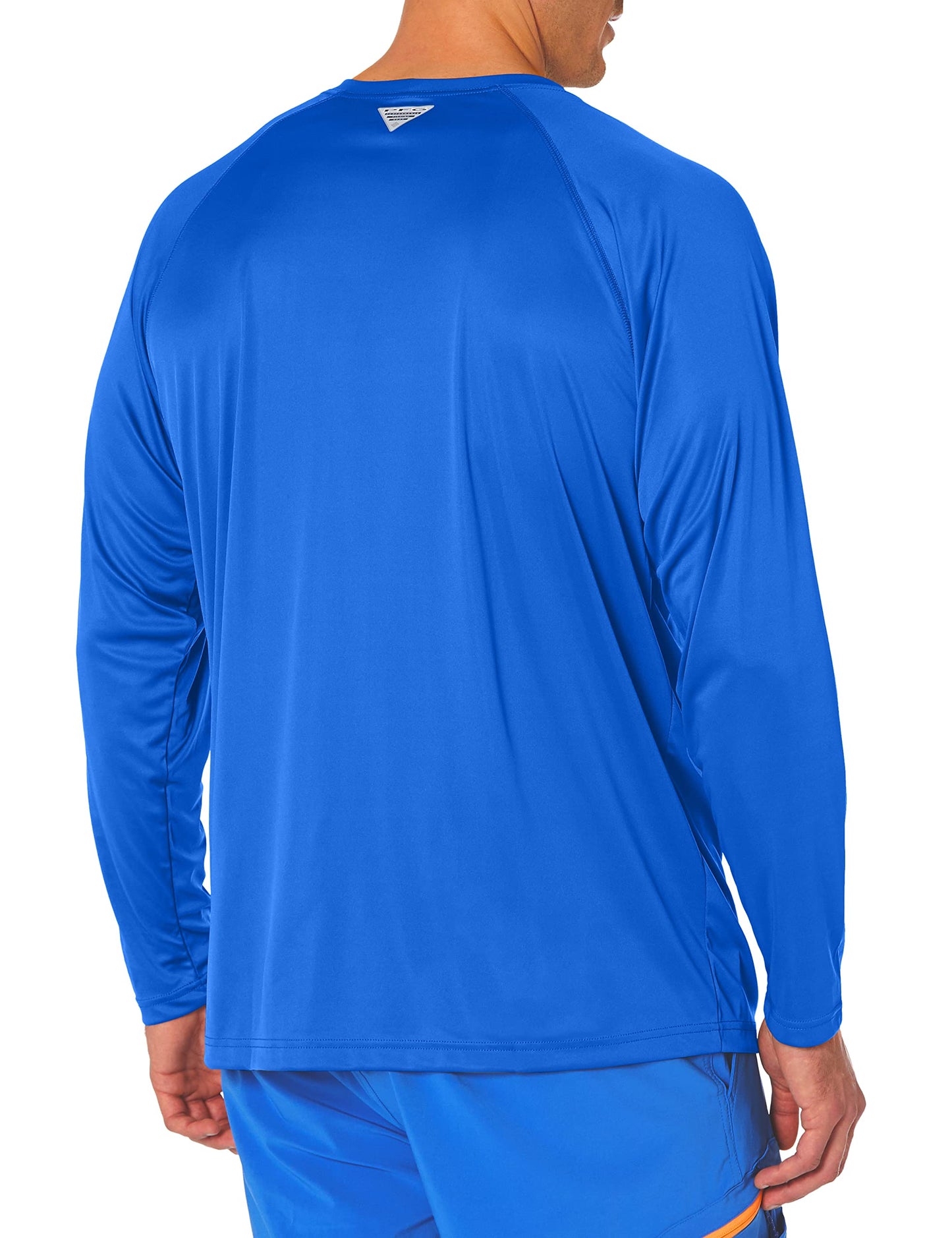 Columbia Men's Terminal Tackle Long Sleeve Shirt, Tanzanite/White Logo, 3X Big