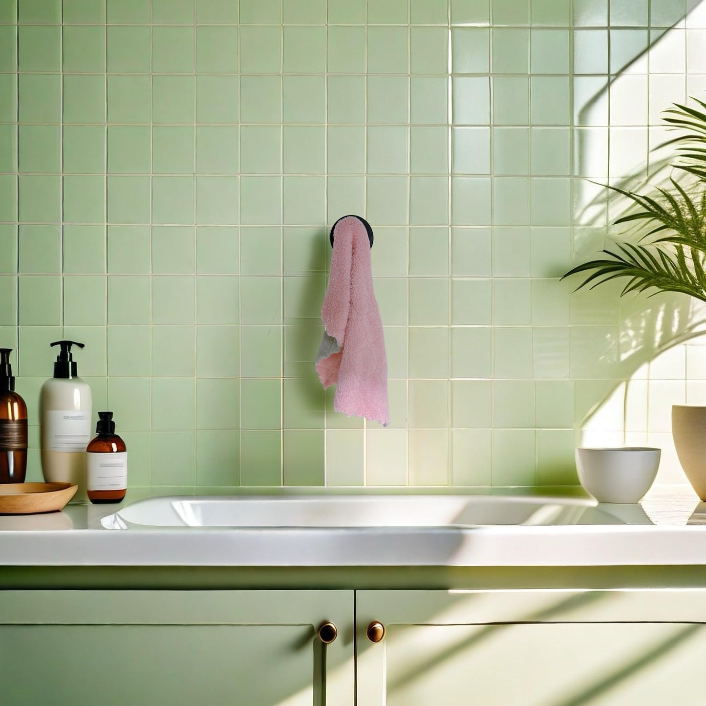 tituouou 304 Stainless Steel Suction Cup Hooks for Shower(2-Pack) Hook for Inside Shower for Hanging 22lbs(Max) No Drill Suction Hooks for Bathrooms Kitchen Glass to Hang Loofah Towels Robe