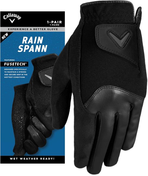 Callaway Golf Rain Spann Glove - Waterproof Design for Ultimate Grip | Perfect for All Weather