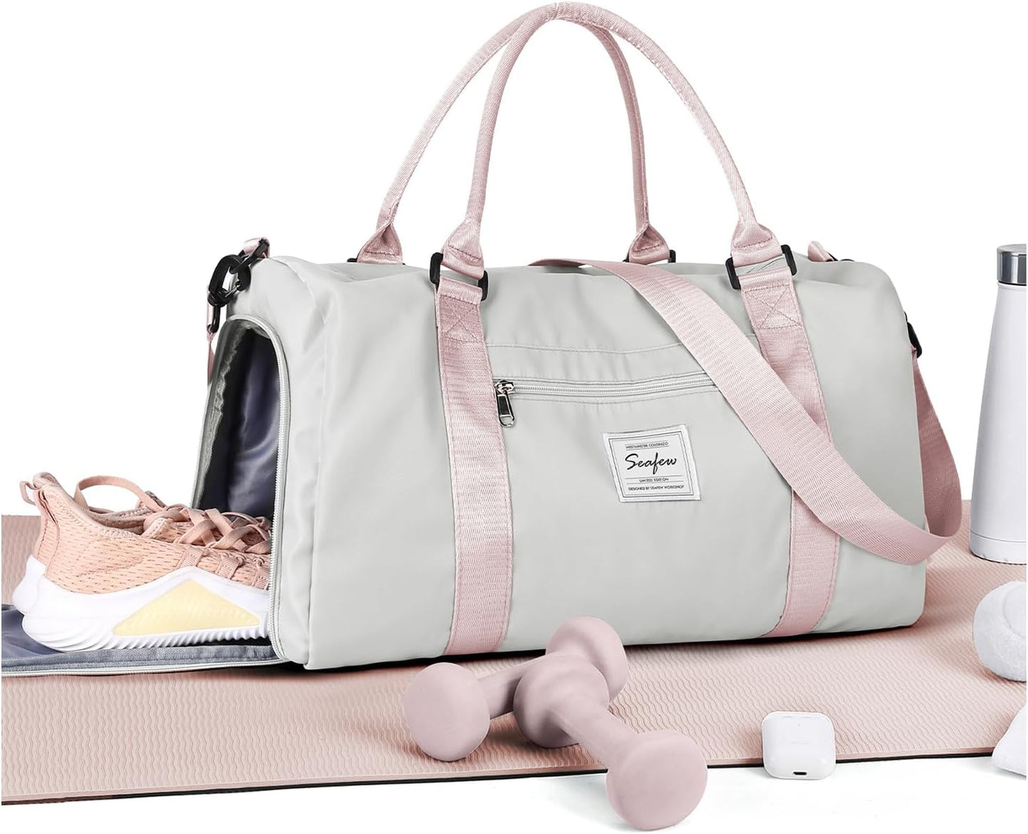 Skiennix Women's Gym Bag - Versatile Travel Duffel Tote for Weekend Getaways | Stylish & Durable