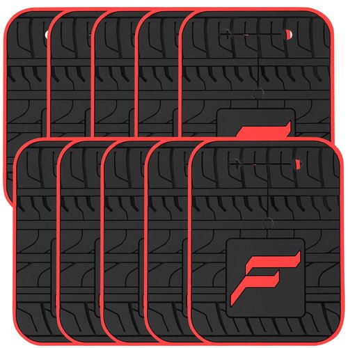 Forwode 10 Pack Car Protector for Truck Bike Rack, Non-Slip Silicone Pads of Anti-Collision, Bike Rack Accessories