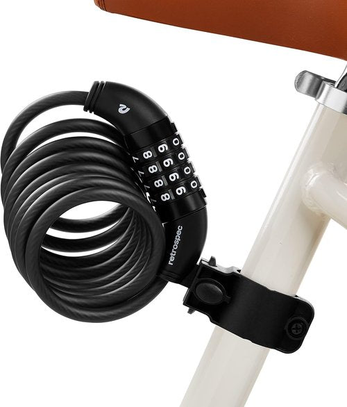 Grizzly Plus Integrated Combo Bike Lock - 12mm Durable Security Solution for Cyclists