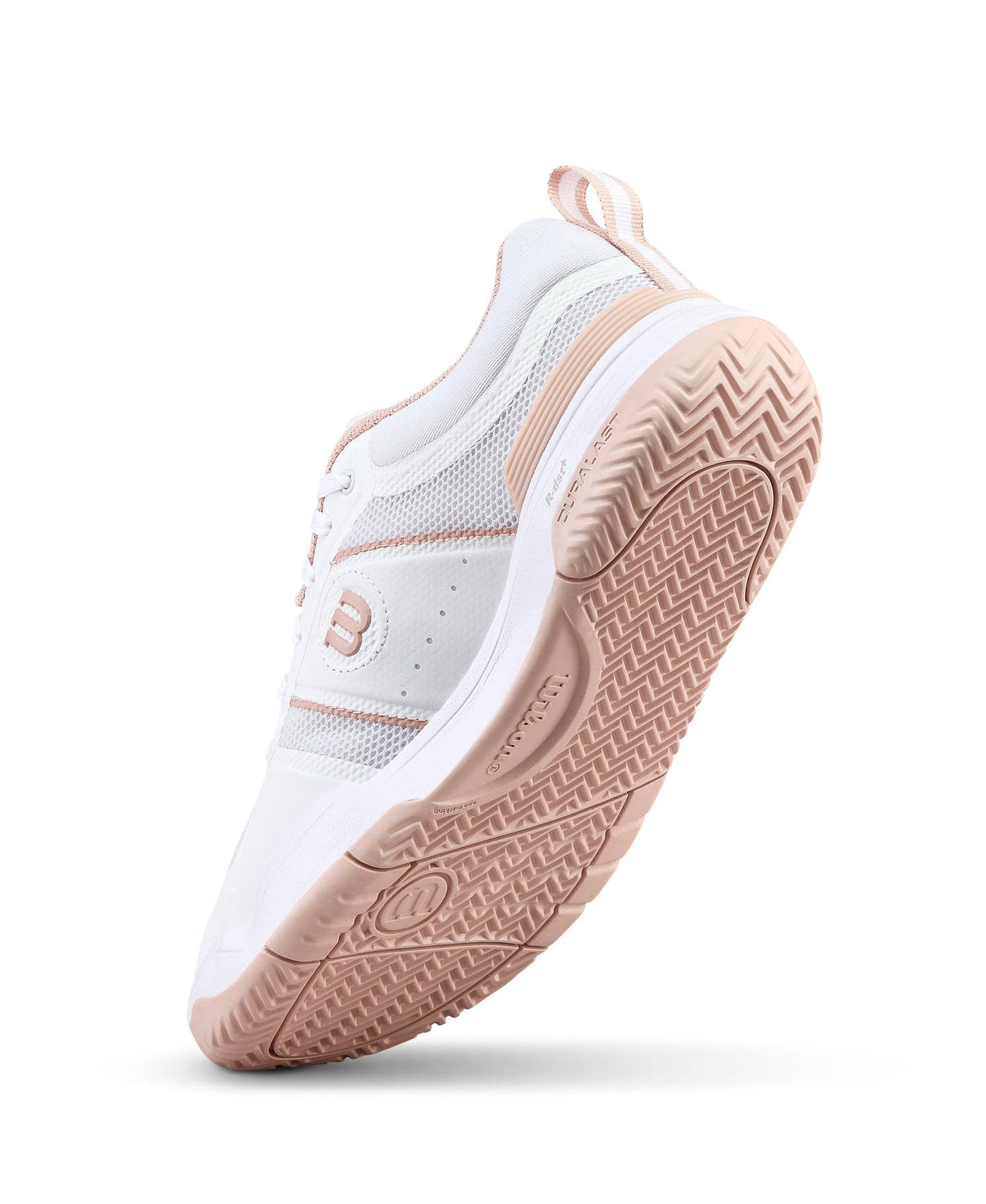 WILSON Pickle Pro Women's Pickleball Shoe - White/Cameo Rose, Size 8.5 US