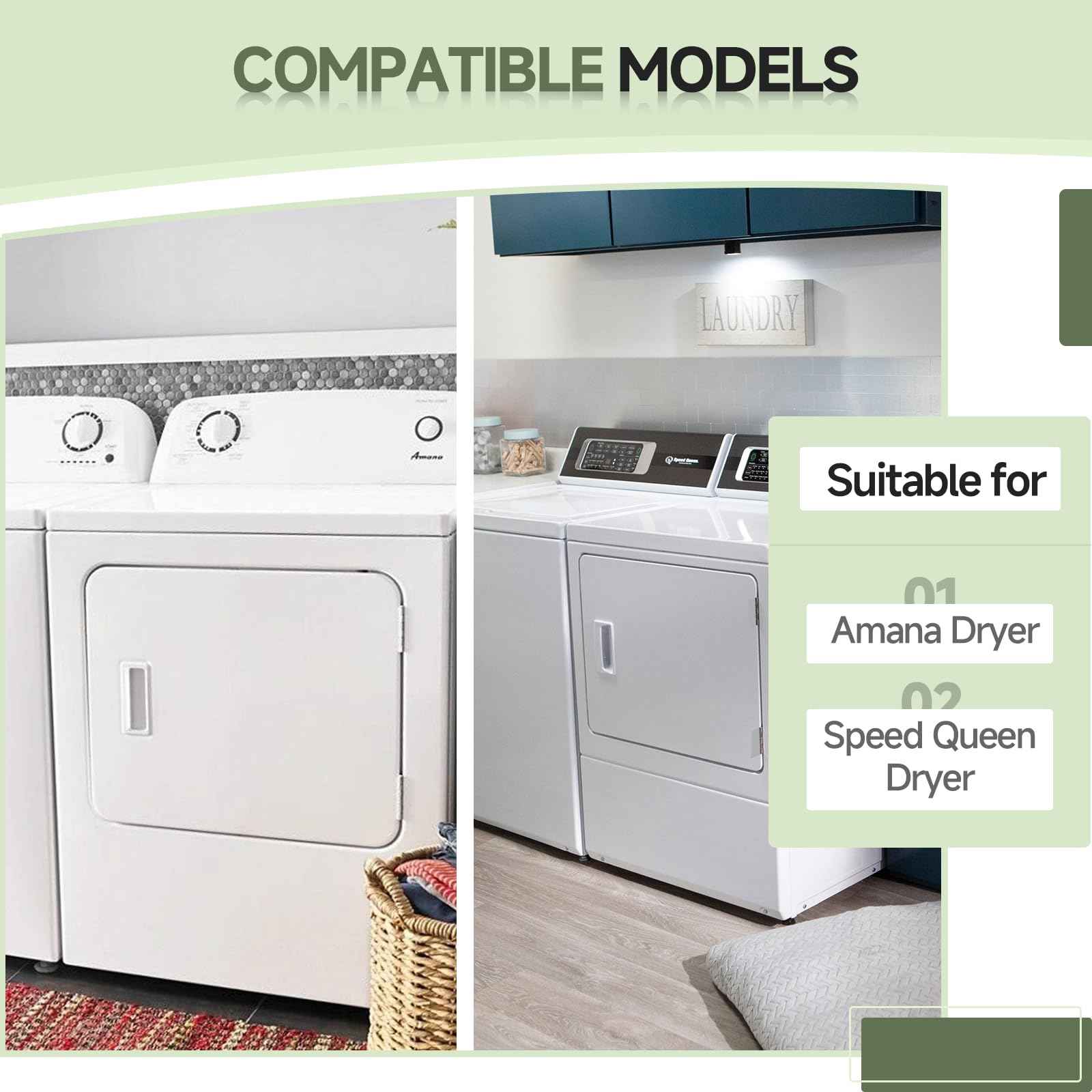 D510701 Dryer High Limit Thermostat, suitable for Speed Queen, Alliance, Amana, and Other Brands, Replaces AP6285126, 510701, 61210, 62461, 62641, PS17001072, 504537-OEM Replacement Part, L225-40F